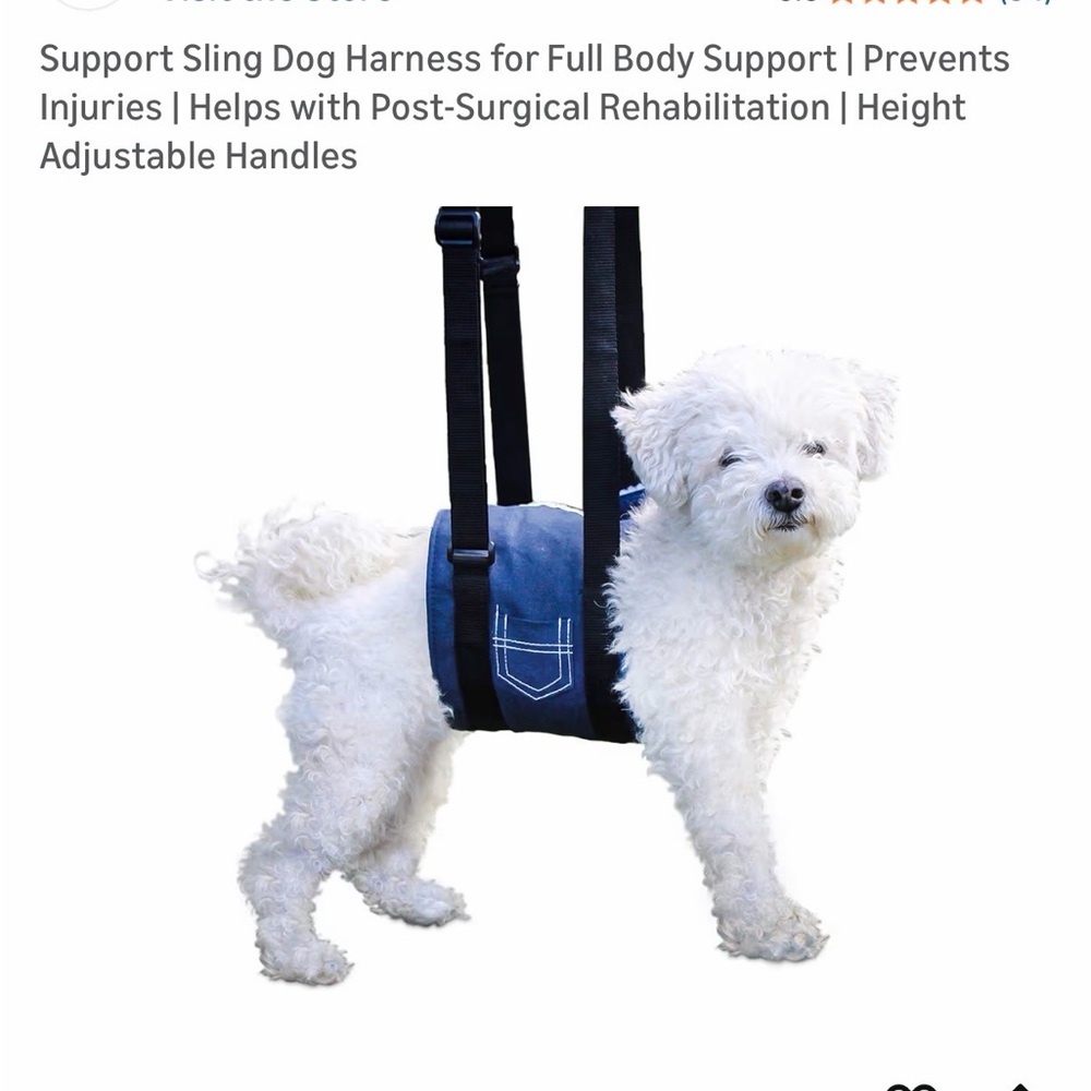 Support Sling Dog Harness for Full Body Support